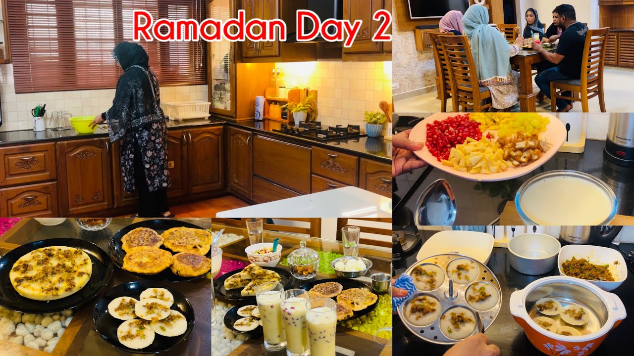 🌙RAMADAN  Vlog 2 | Ifthaar Snacks Recipes| Irachi Pola | Irachi Pathiri | Custard Drinks