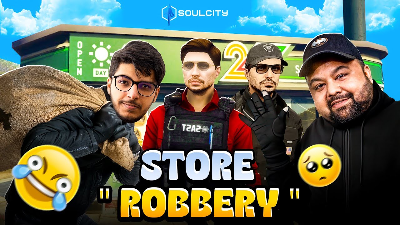 Epic Store Robbery In Soulcity Ft. @8bitGoldygg @8bitRusherwOw @8bit_PitajiPlayz @JB10YT