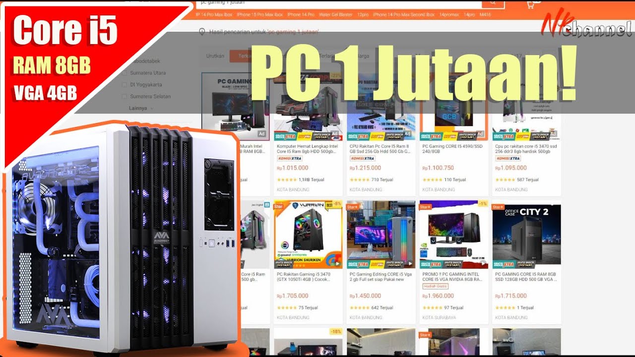 Доступные игровые ПК до 1 миллиона на Shopee. Какой лучший выбор? Посмотрите видео.