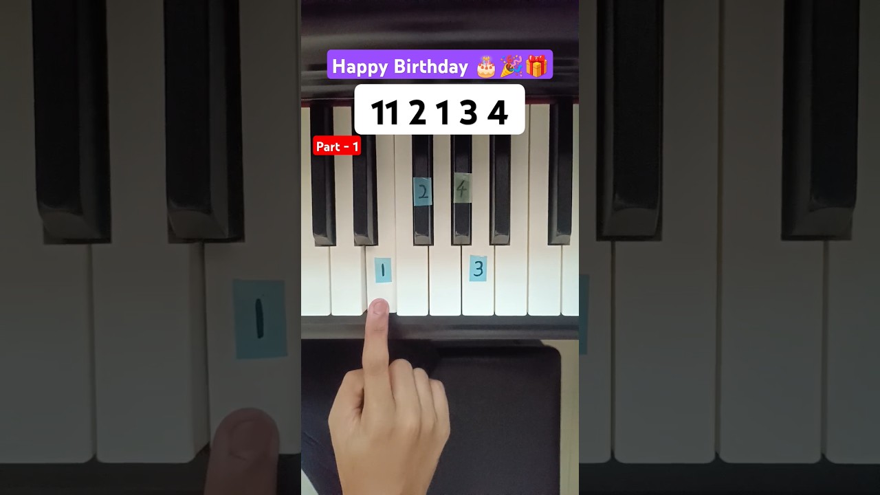 Happy Birthday🎂🎉 (Different Way To Possible On Piano) 🎁