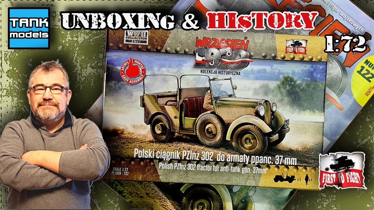 🇵🇱 PZINŻ 302 for wz.36 Bofors  🇵🇱 - UNBOXING 450 (🇵🇱🇬🇧) - 1:72 - FIRST TO FIGHT PL1939-122