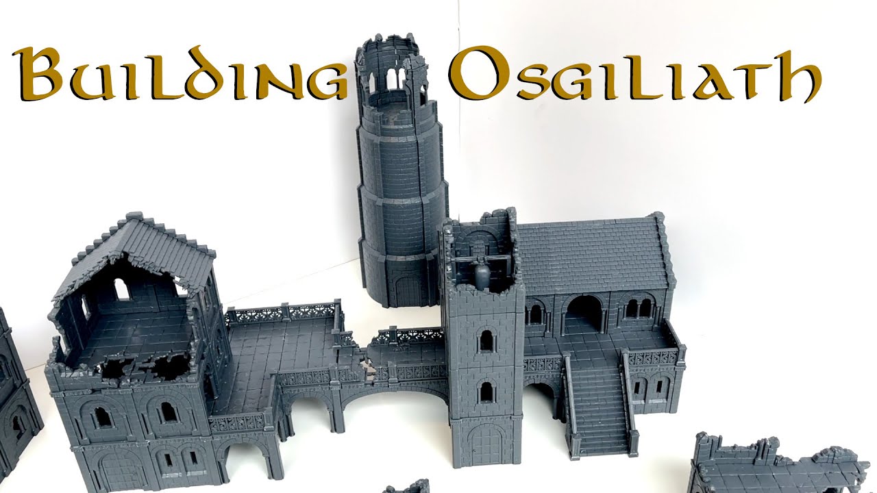 Building Osgiliath - Mansions, towers and bridges!