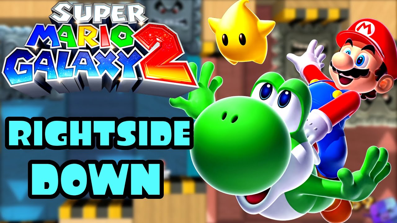 Super Mario Galaxy 2 100% Walkthrough 🌌 Rightside Down Galaxy & Comet Medal #1