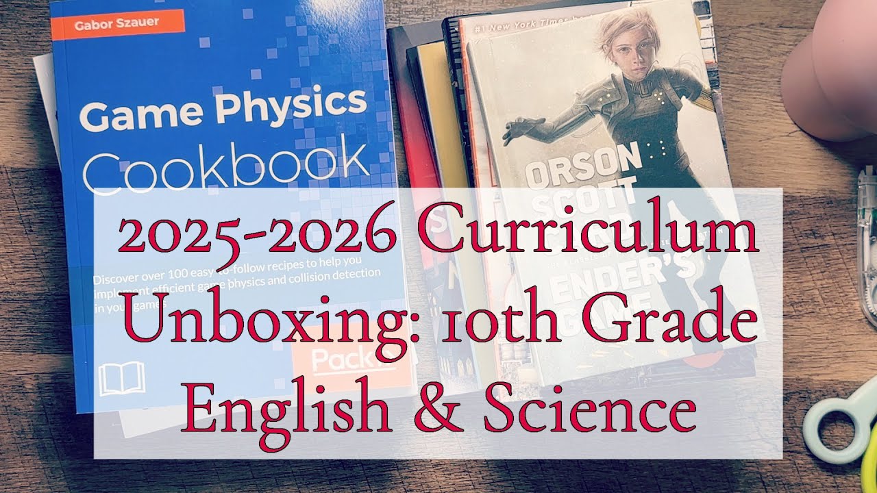 2025-2026 CURRICULUM UNBOXING || HIGH SCHOOL || SCIENCE & ENGLISH