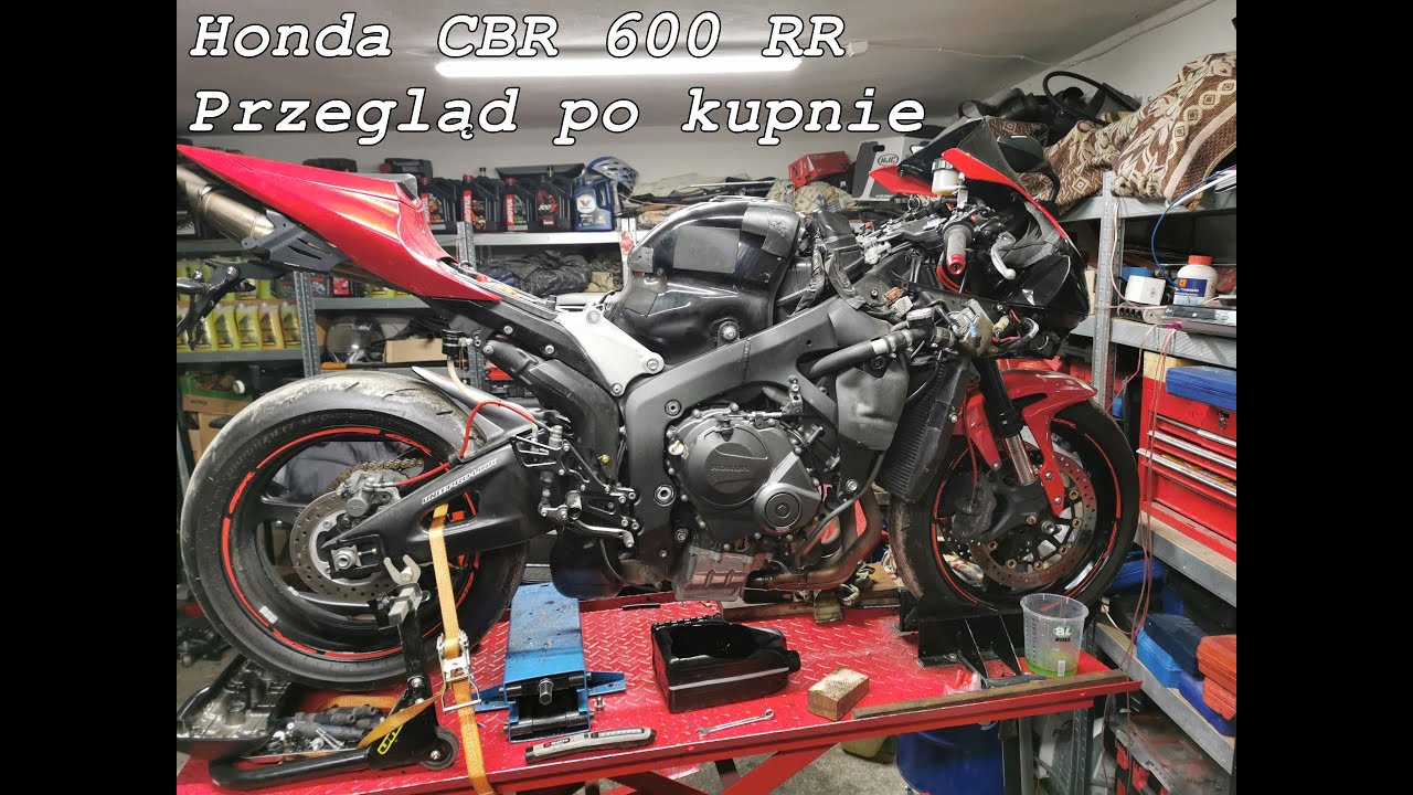 Honda CBR 600RR, przegląd po kupnie motocykla.