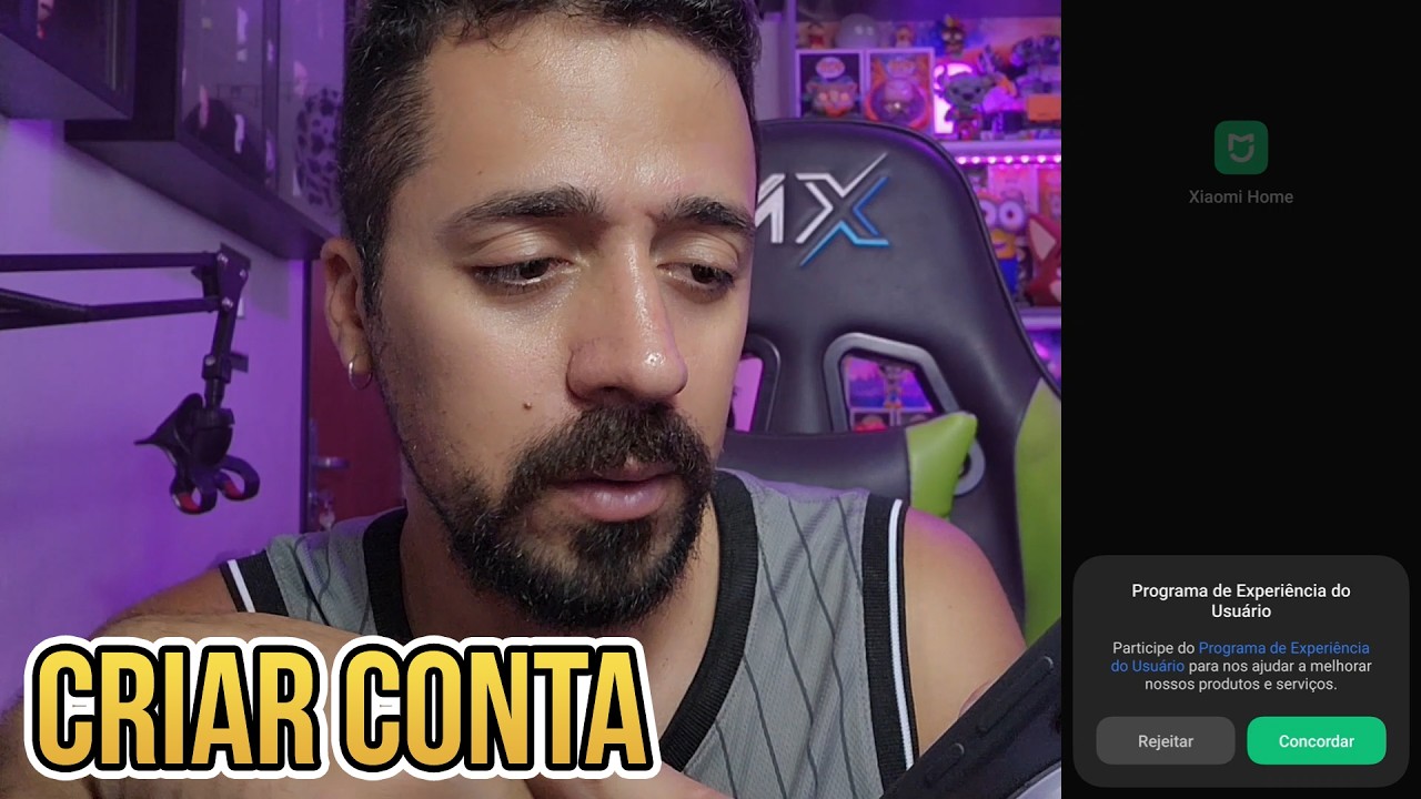 COMO CRIAR CONTA NO XIAOMI HOME PELO APP NO CELULAR