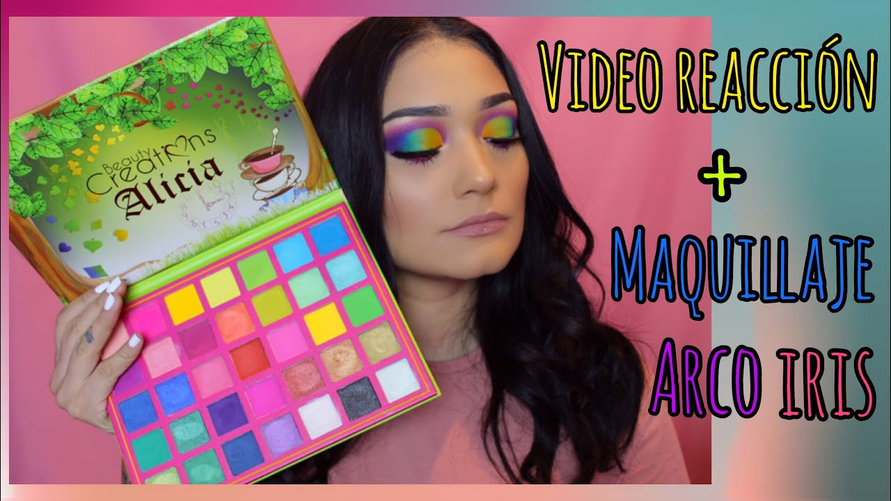 reseña de la nueva paleta ALICIA de BEAUTY CREATIONS / MAQUILLAJE ARCO IRIS