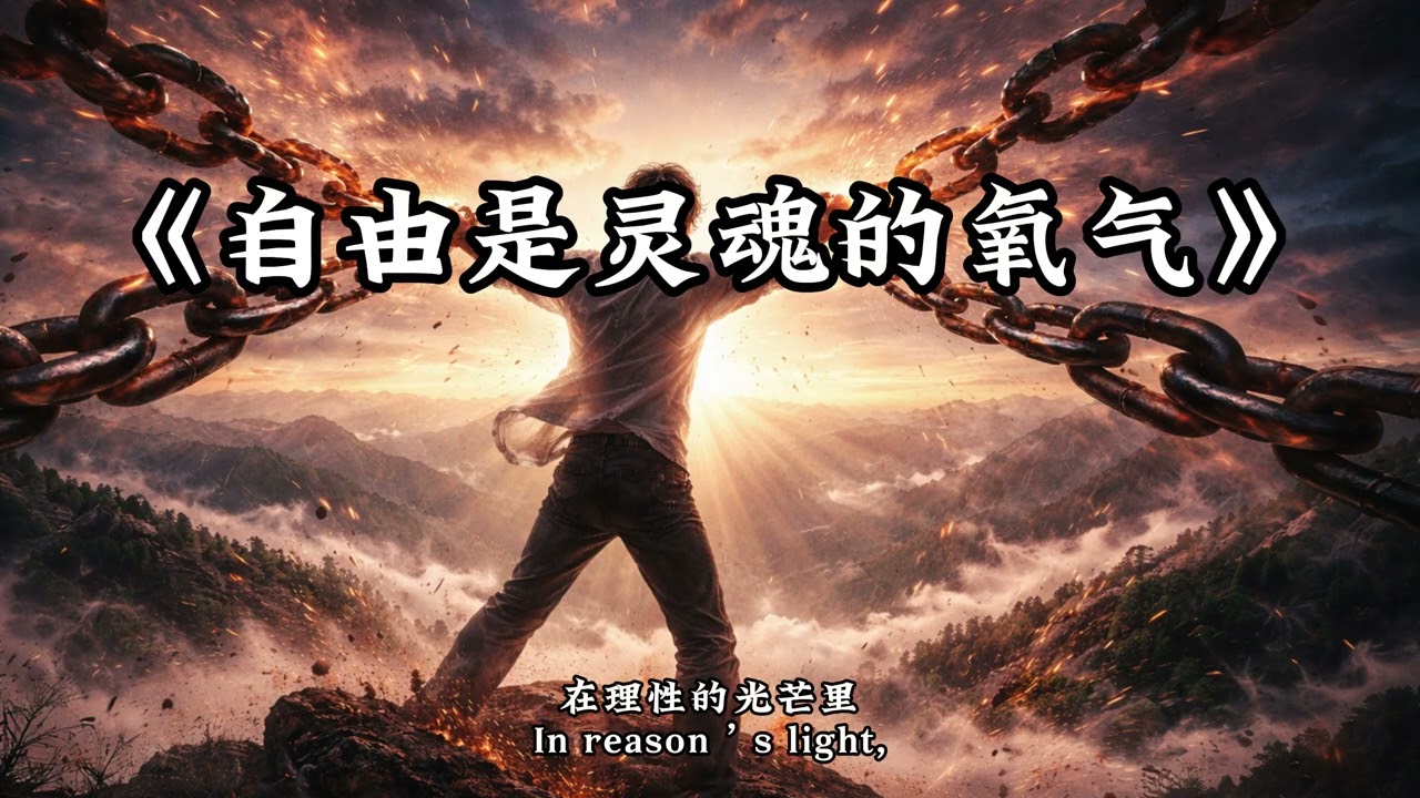 歌名：自由是灵魂的氧气