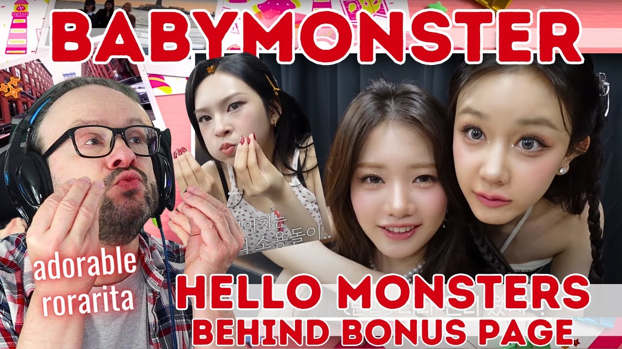 adorable rora and rita!! BABYMONSTER - [HELLO MONSTERS] BEHIND Bonus Page reaction