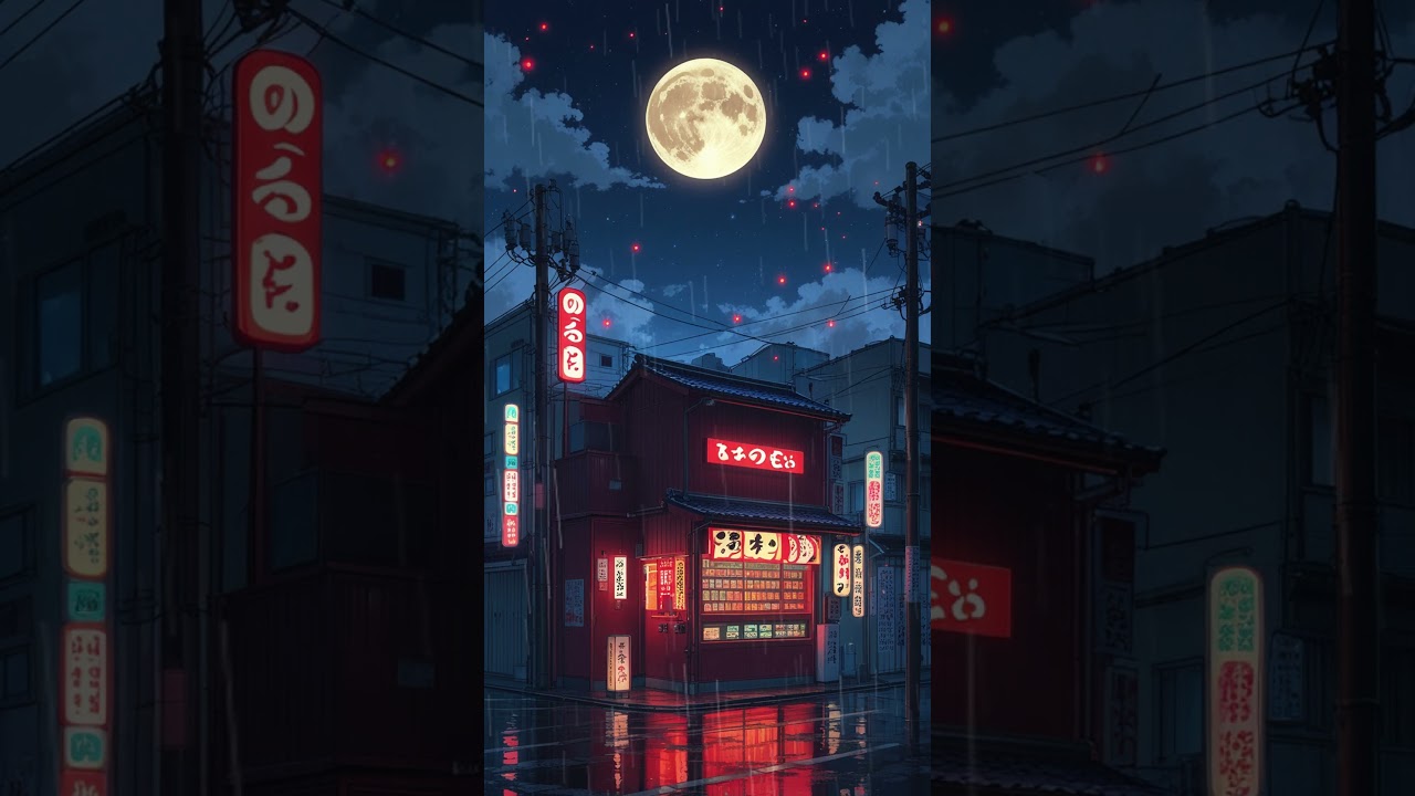 Just You, the Rain & Lofi Vibes 🌧️🖤 