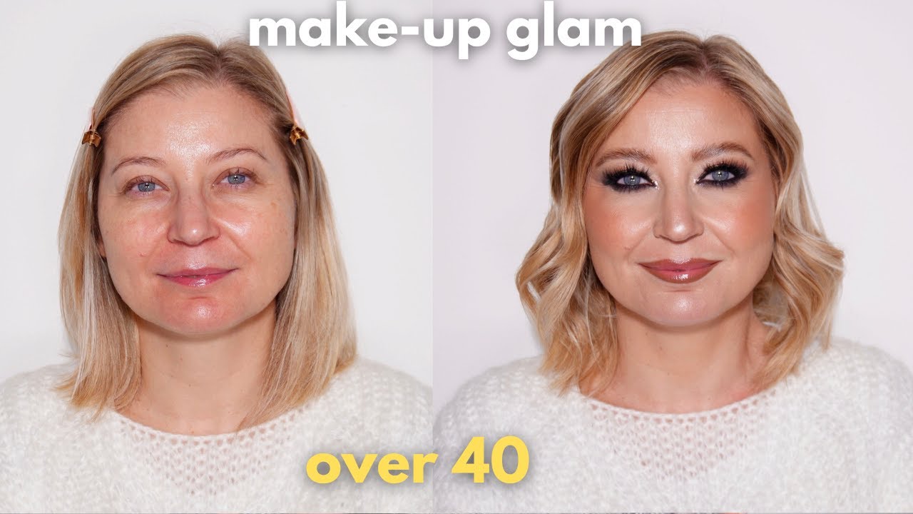 MAKE-UP GLAM OVER 40 E OCCHIO INCAPPUCCIATO || AMBRA JESS