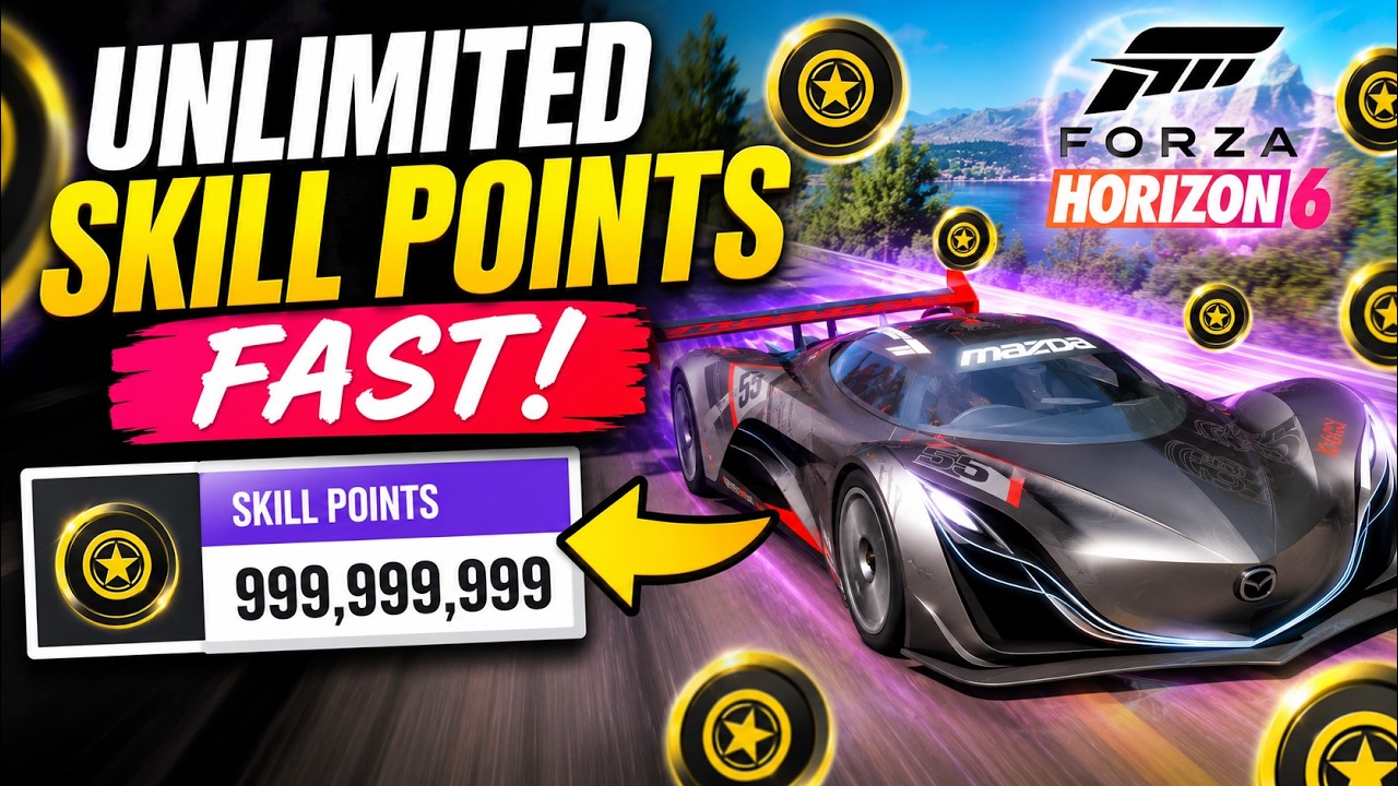 *СЕКРЕТНЫЙ* способ прокачки навыков в Forza Horizon 6! НЕОГРАНИЧЕННЫЕ деньги, опыт, мастерство (П...