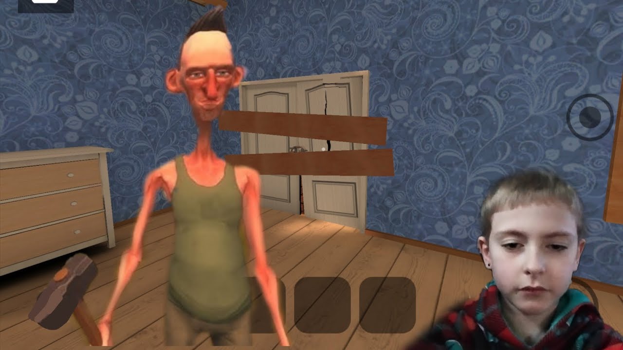 Playing Angry Neighbor escape from home 