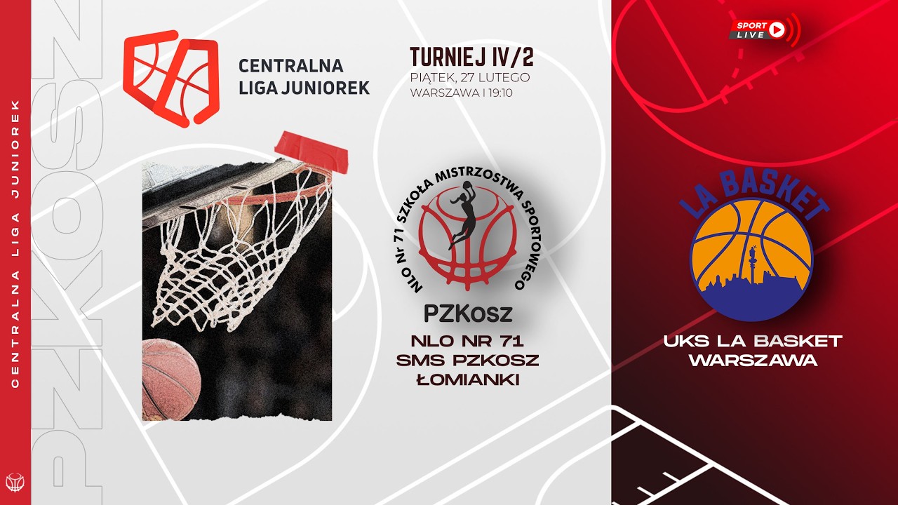 NLO nr 71 SMS PZKosz Łomianki - UKS La Basket Warszawa (CLJ)