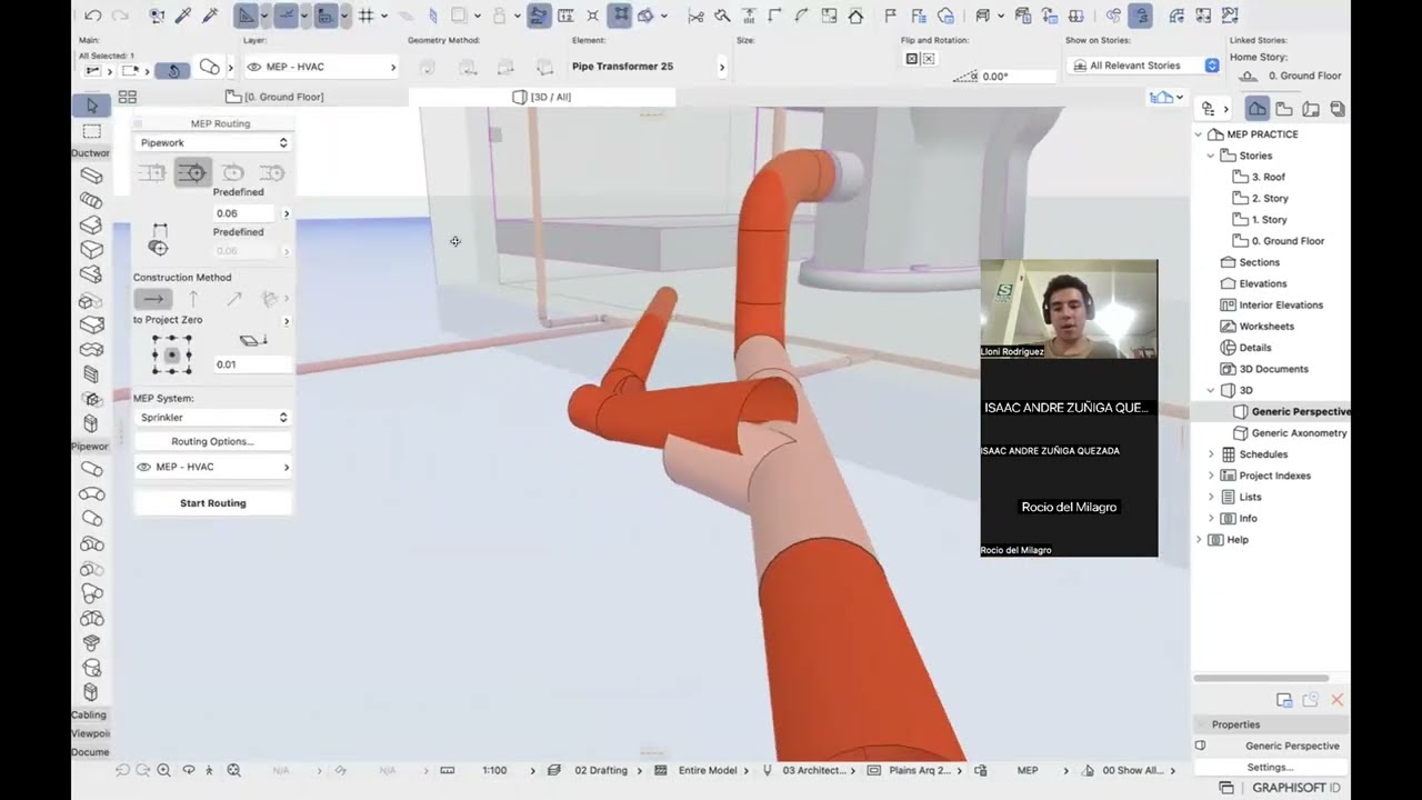 Aprende a usar MEP engineer en ARCHICAD 27 #archicad
