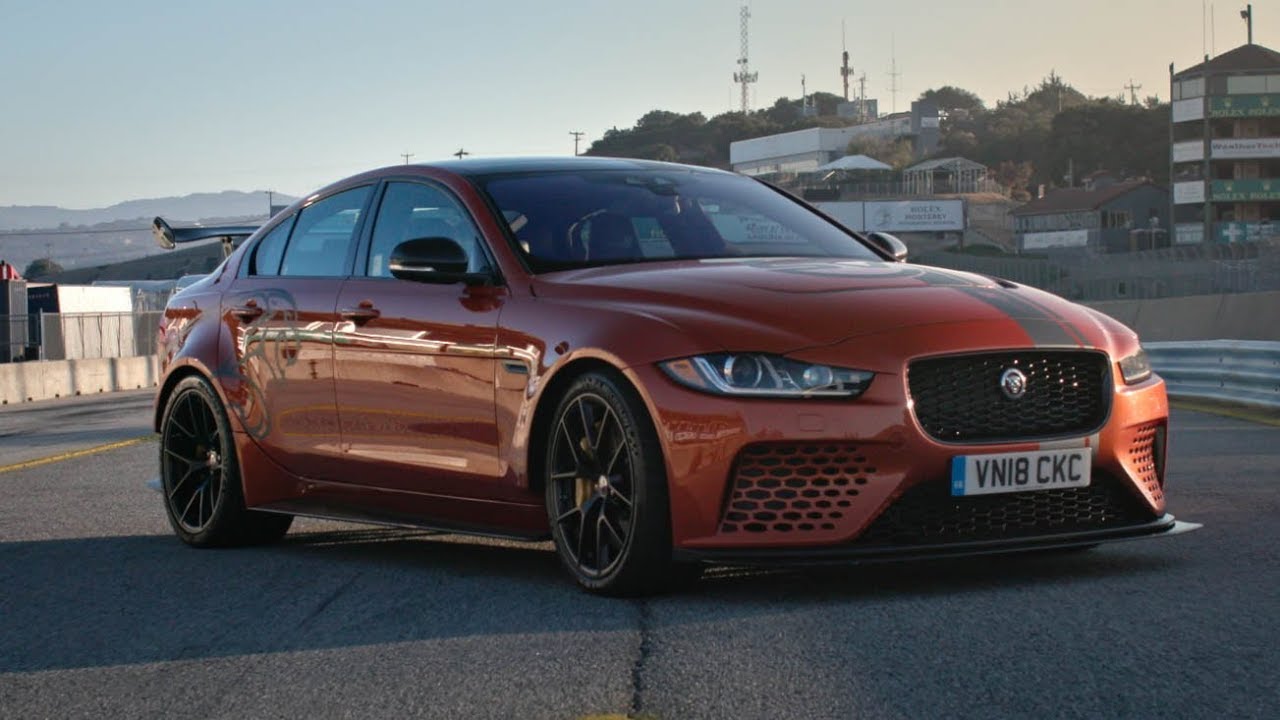 Fastest Production Sedan in The World? Jaguar XE SV Project 8 at Laguna Seca