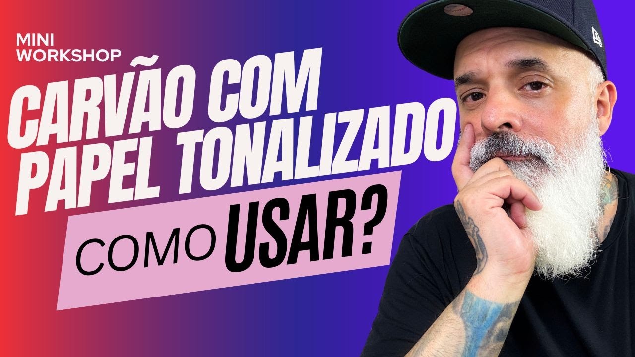 Carvão sobre papel tonalizado, você sabe usar?