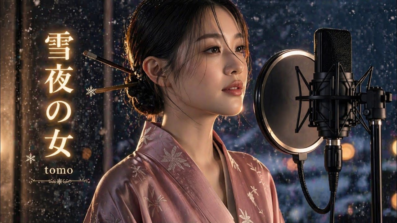 雪夜の女(Yukiyo no onna) #tomo #演歌  #music #ai singer 