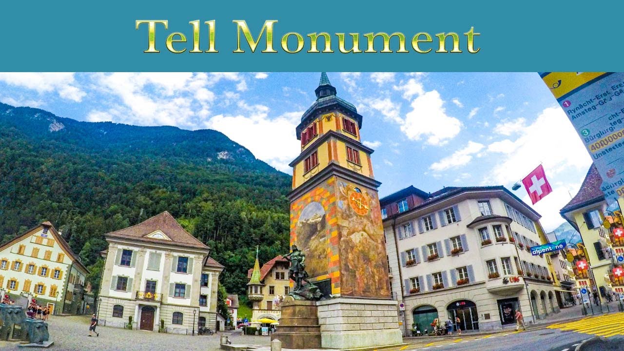 Telldenkmal, the most famous statue of Wilhelm Tell.