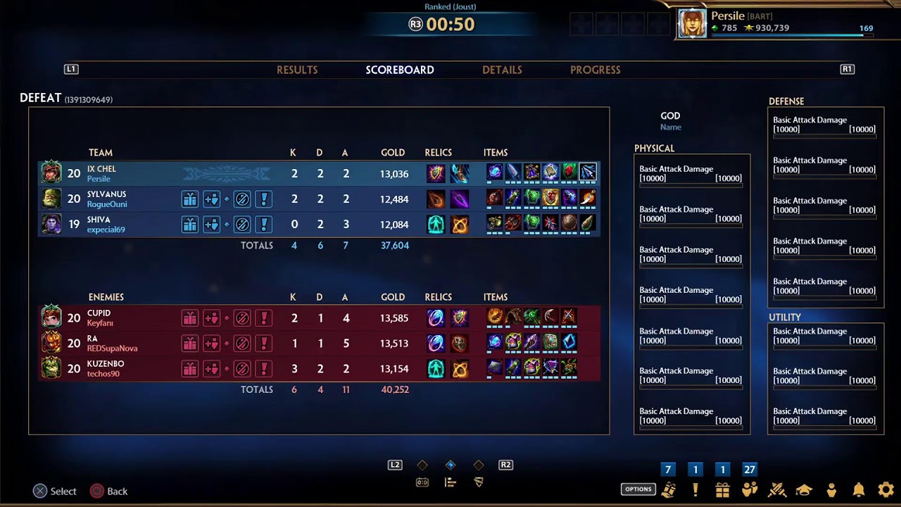 Smite Ranked joust