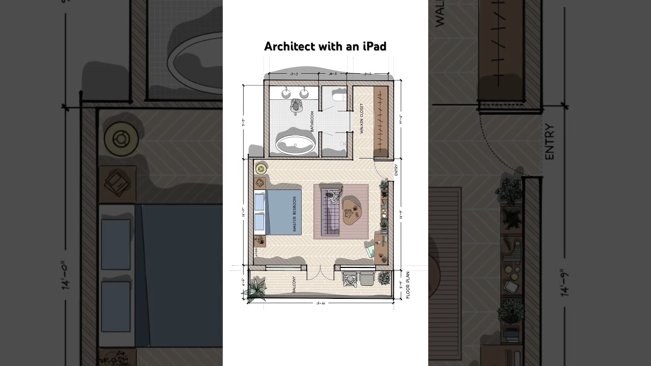 I am an architect with an iPad and these are my go-to apps for creating architectural drawings 