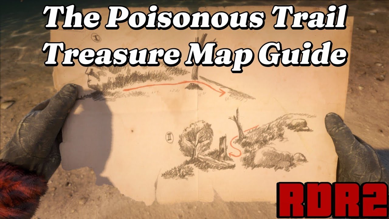 The Poisonous Trail - Treasure map guide RDR2