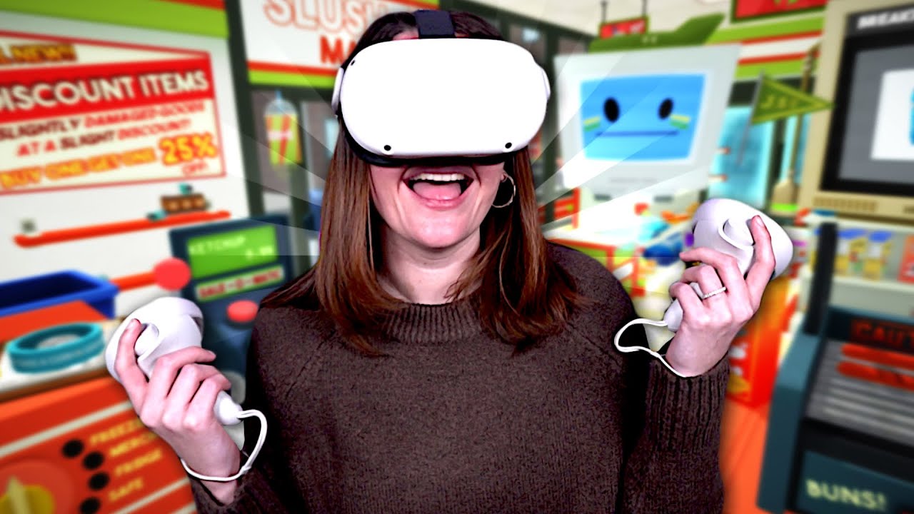 ON FAIT N'IMPORTE QUOI DANS LE SUPERMARCHE ! JOB SIMULATOR VR OCULUS META QUEST 2