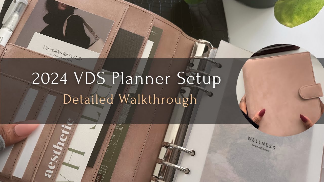 2024 VDS Planner Setup | Wellness | The Planner Aisle