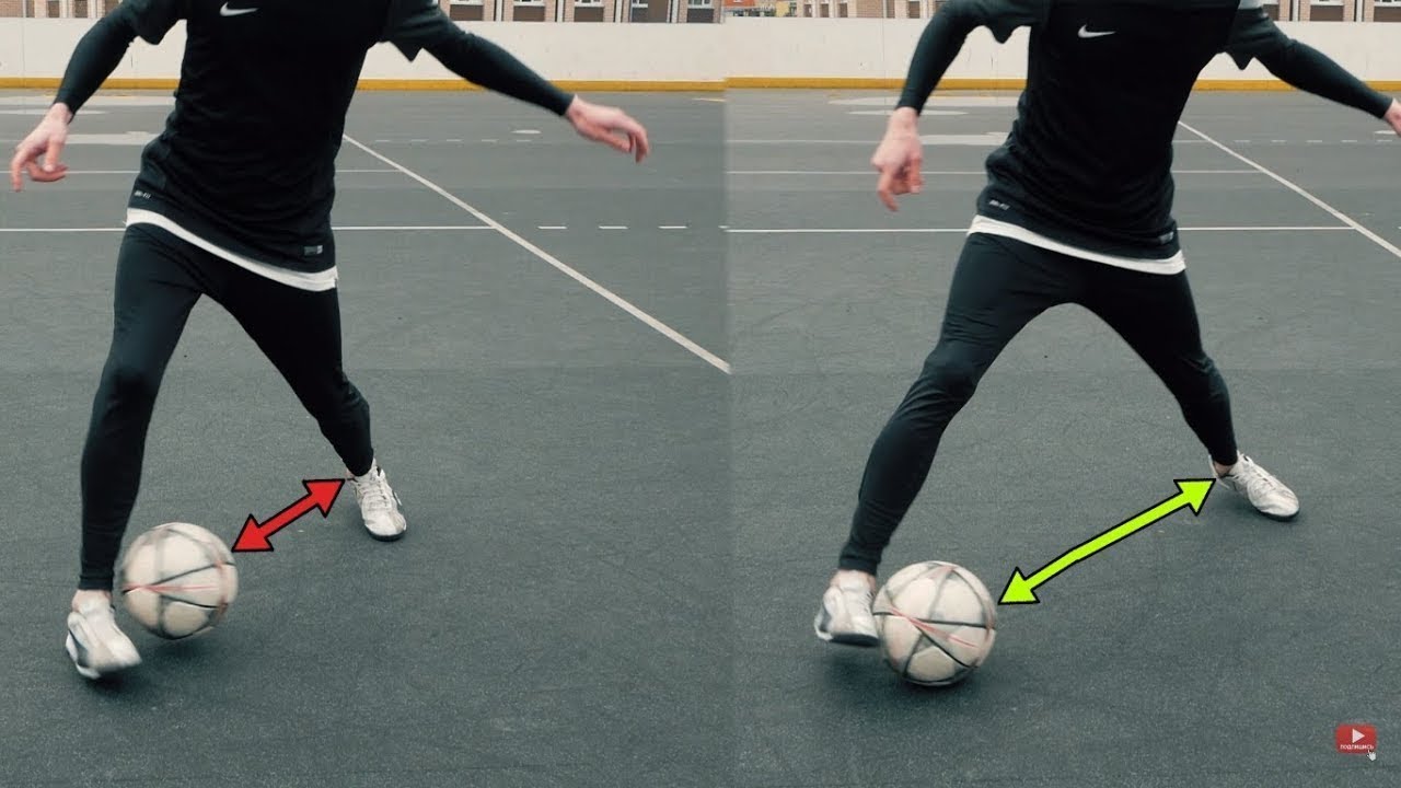 Как использовать ELASTICO – навык Роналдиньо | Учебное пособие по футбольным навыкам Elastico