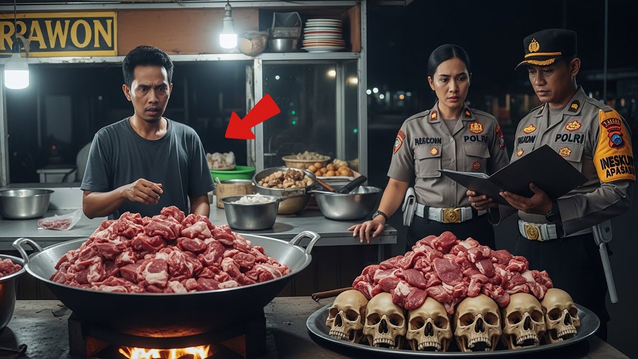 HEBOH! RAWON JAM 3 PAGI Diduga Gunakan DAGING MANUSIA,Ini Yang Ditemukan Polisi di Balik Dapur Sunyi