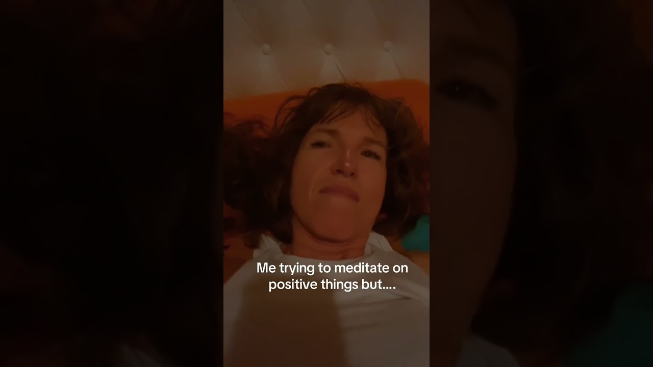 Meditation is a nice quiet time for intrusive thoughts 