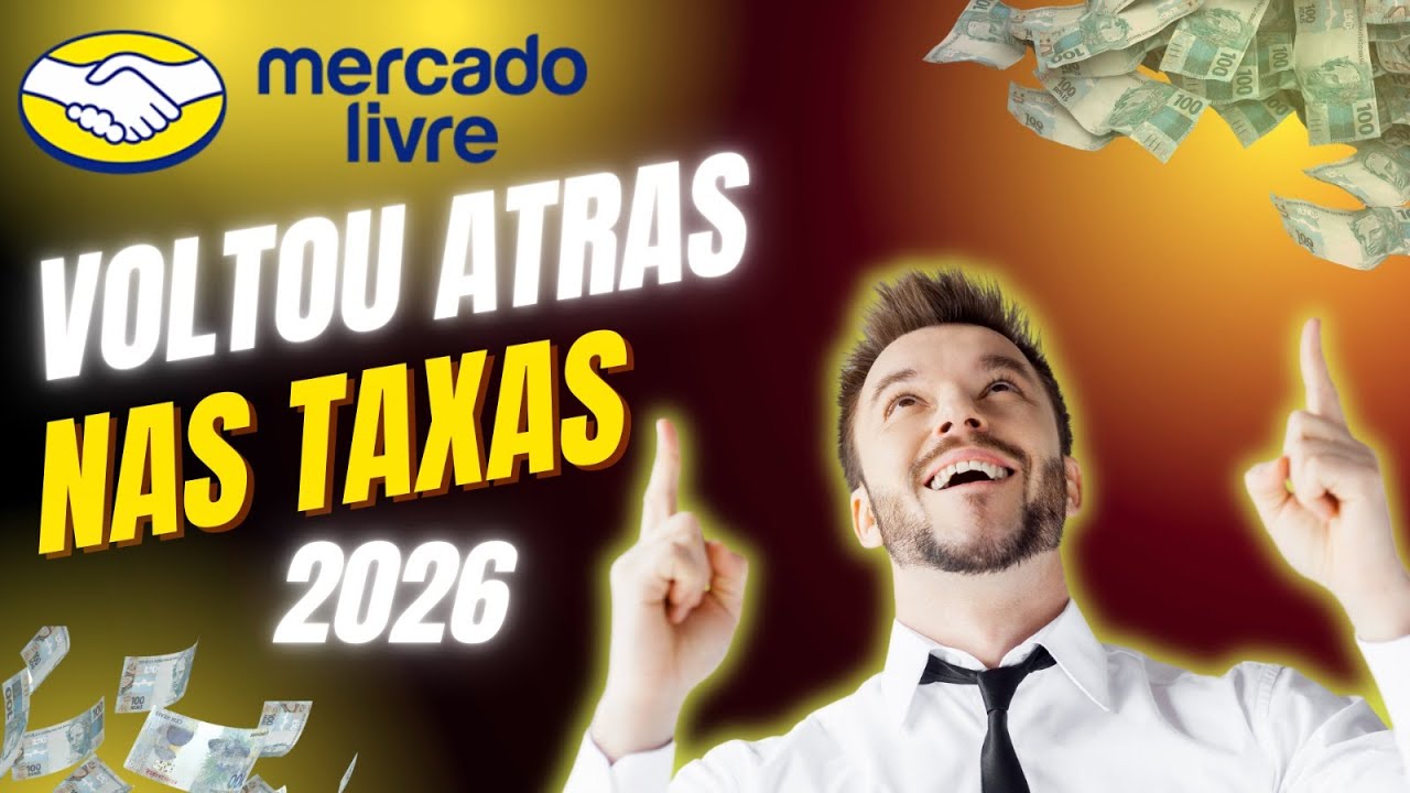 URGENTE 🚨 Mercado Livre VOLTOU ATRÁS nas Taxas 2026 Para Frete Grátis a partir de R$19!