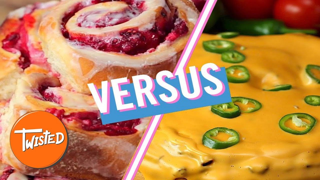 Sweet Vs Savoury: Swirl Buns | Twisted