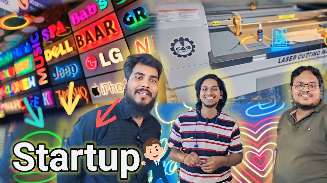 How to start  LED sign board BUSINESS  🤔  📍MP CHINDWARA  | Neon sign | LED LETTER | #maazranchi