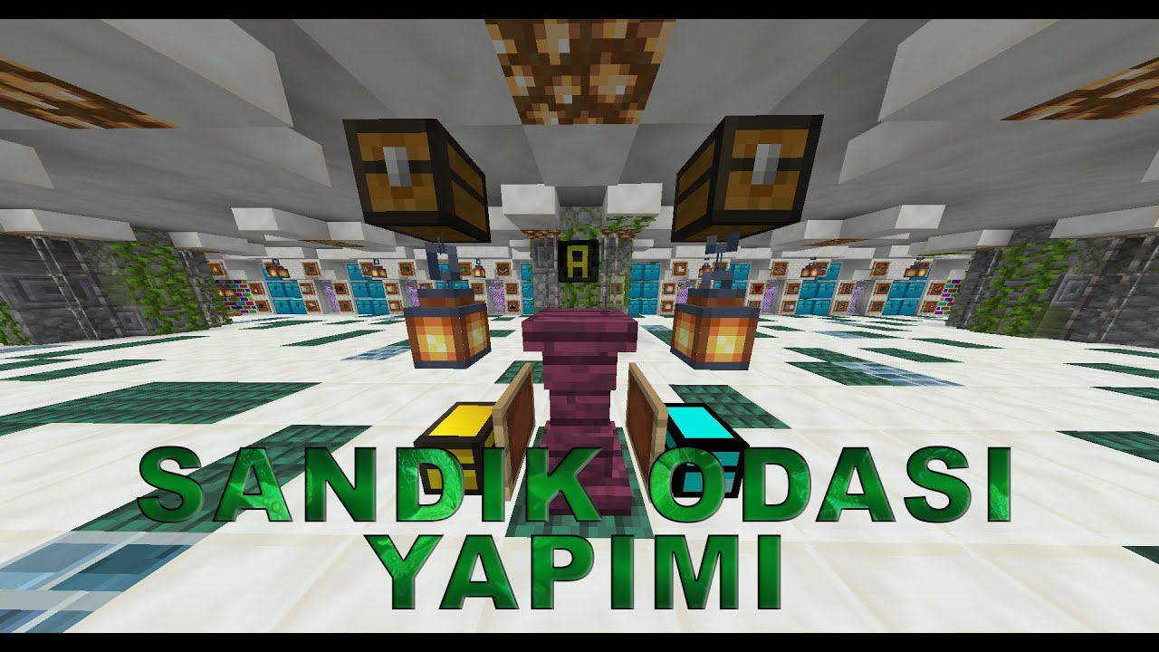 Detaylı Sandık Odası Yapım Videosu BÖLÜM 1 . SONOYUNCU TİTANYUM MİNECRAFT