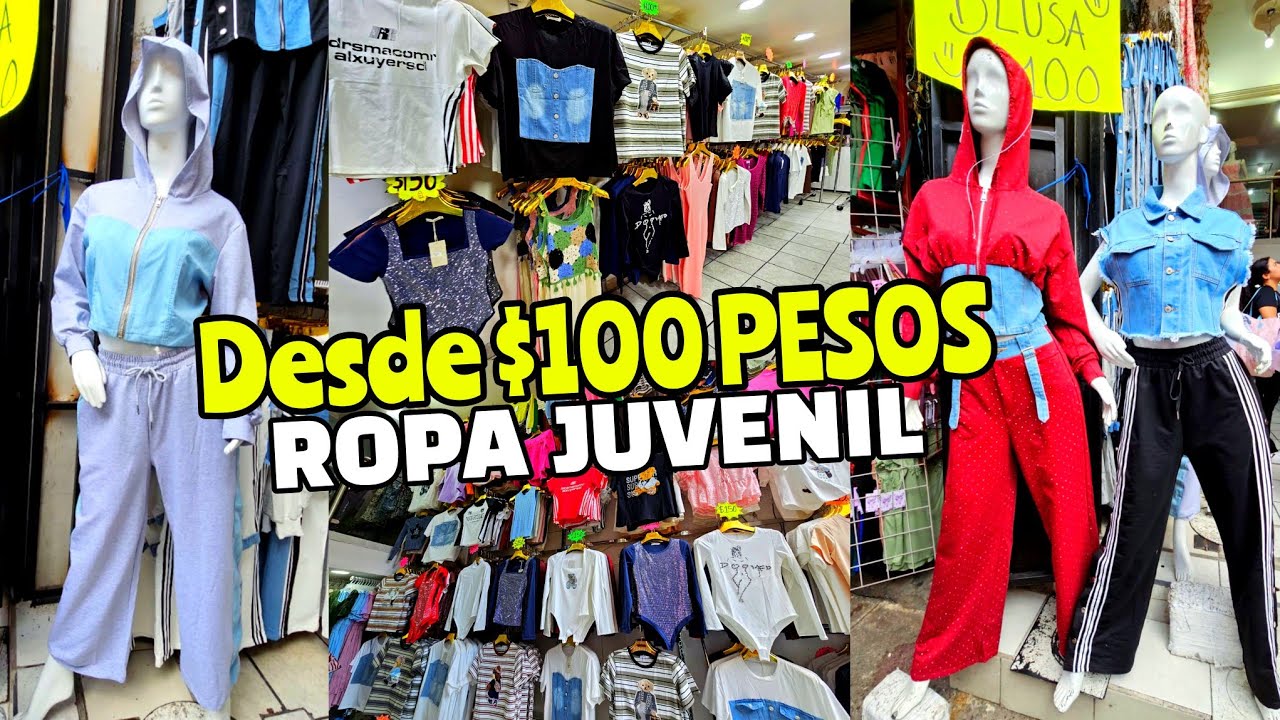 Desde $100 PESOS | Ropa JUVENIL de Moda | Blusas, Vestidos, Pants, Conjuntos...