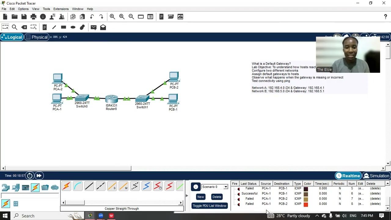 Understanding & Troubleshooting the Default Gateway | Cisco Packet Tracer Lab