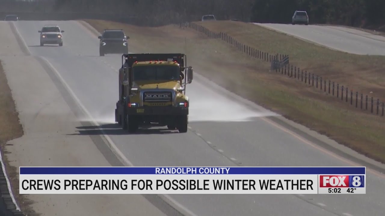 Randolph County crews prepare for possible winter weather
