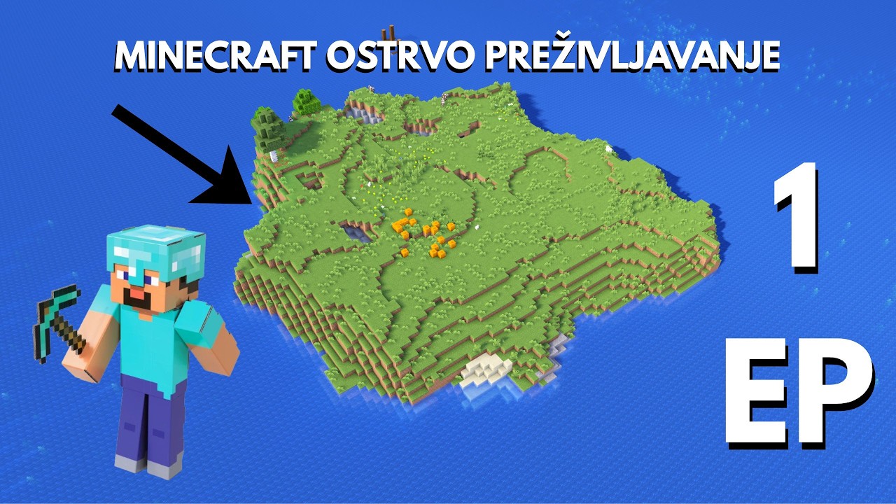 Minecraft preživljavanje na ostrvu EPIZODA 1