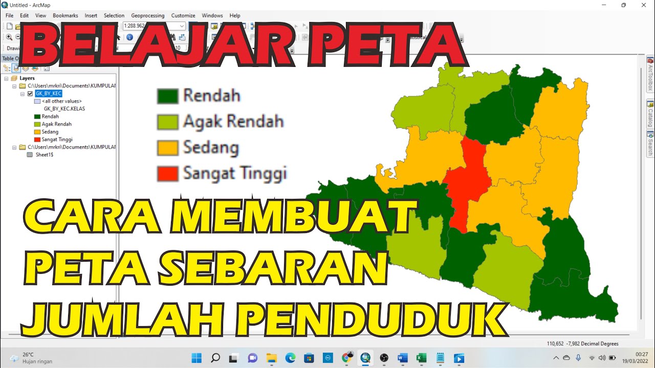 TUTORIAL MEMBUAT PETA JUMLAH PENDUDUK