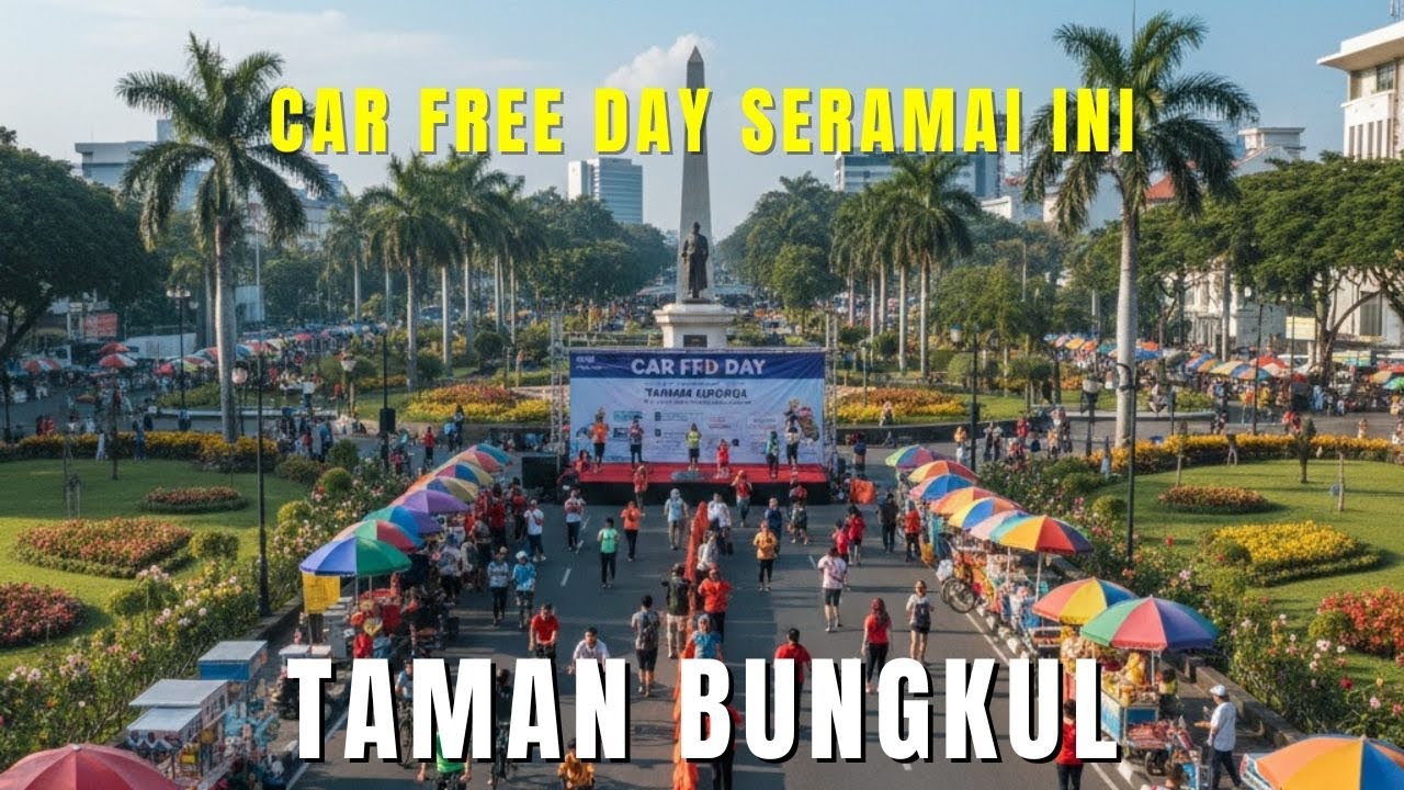 Rugi Kalau Gak Ke Taman Bungkul Waktu Car Free Day