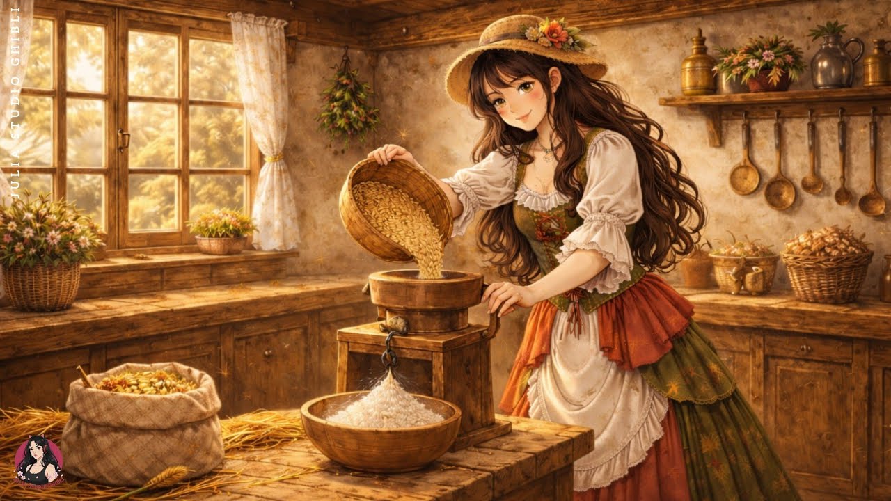 A Peaceful Day on My Farm | Ghibli Style Countryside Life