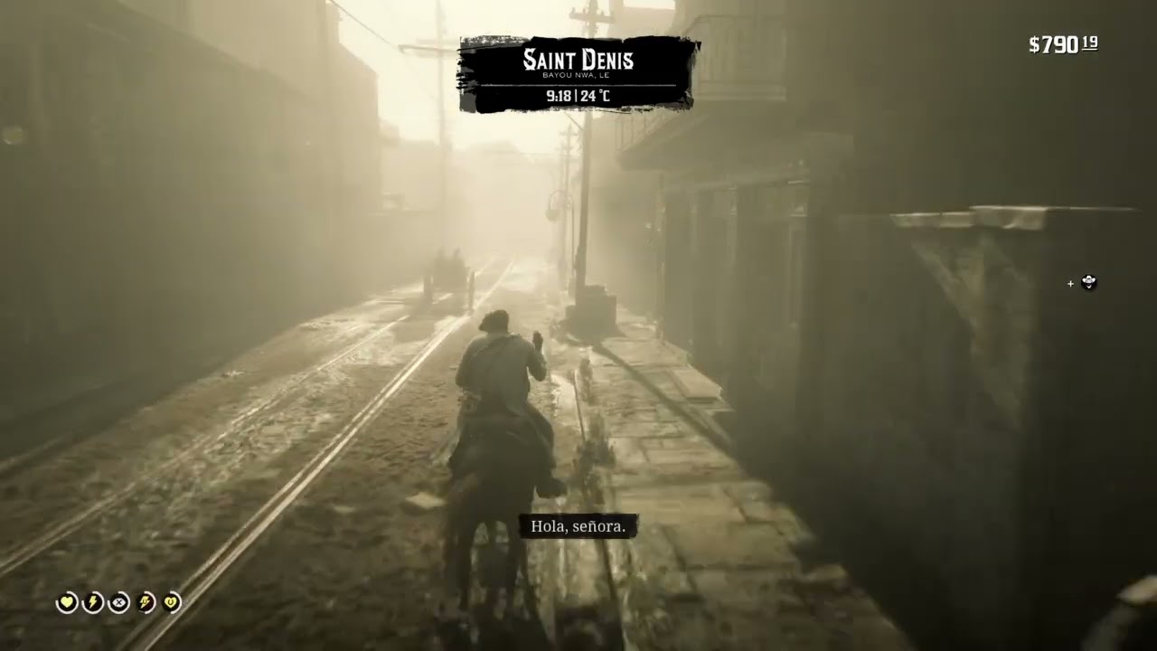 RDR2 Arthur le roba a unos ricachones