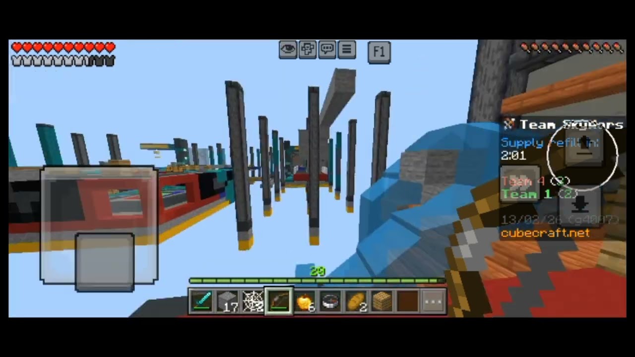 Playing skywars with @GNZGUY 