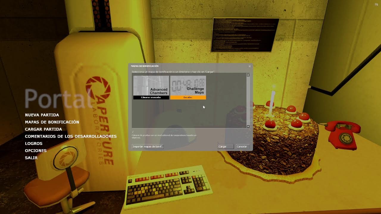 Portal con Lofi de fondo