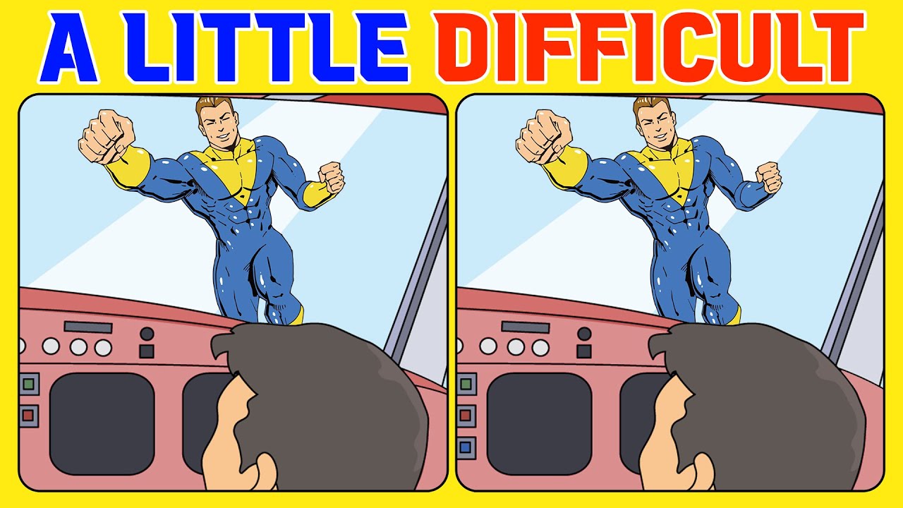 🧠🧩Spot the Difference : Brain Teasers 《A Little Difficult》