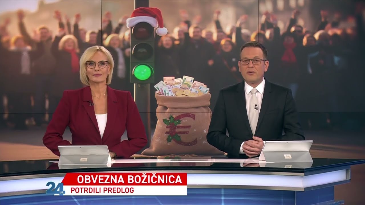 24UR | Poslanci potrdili obvezno božičnico in spremembe za normirance | POP TV