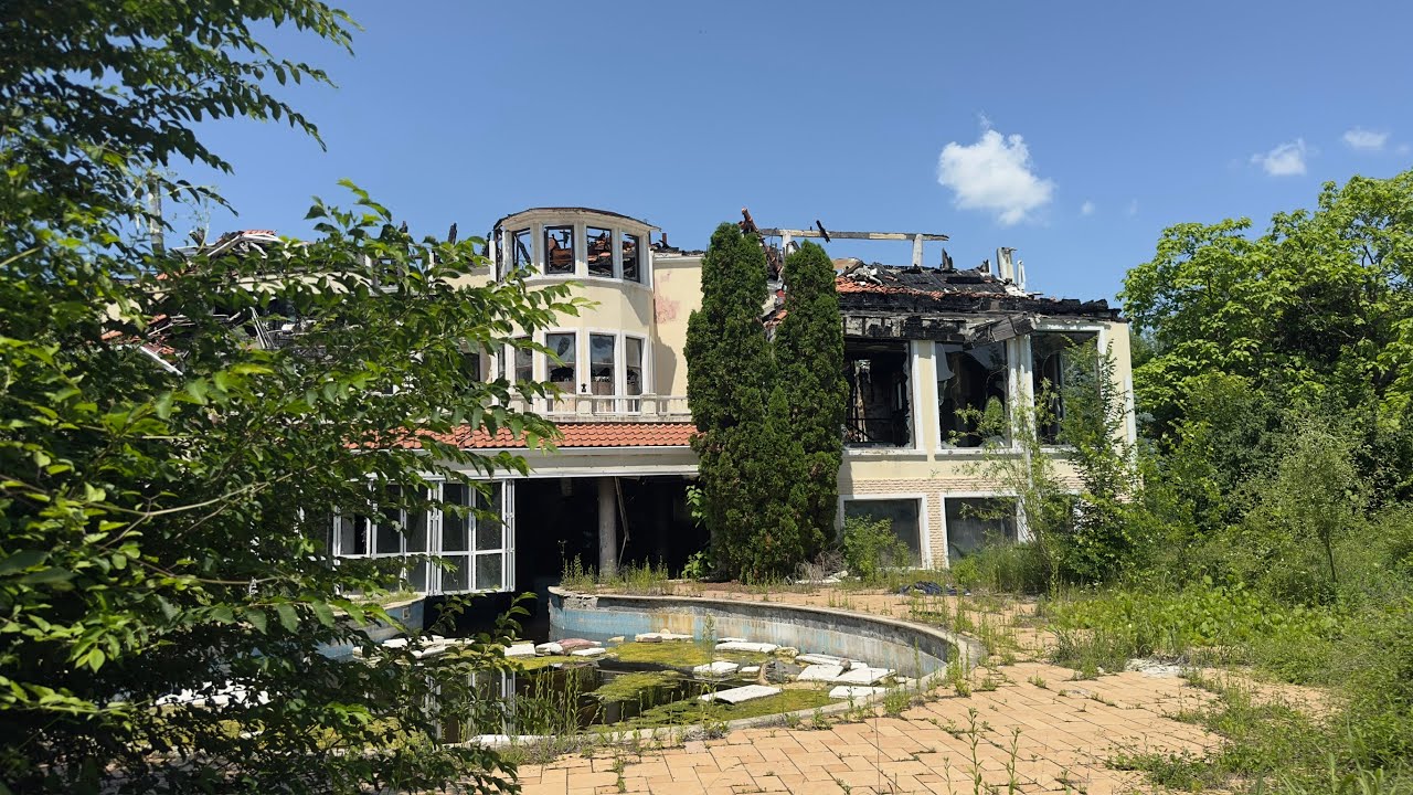 Casa lui Irinel Columbeanu dupa incendiu partea 1 Lacul Snagov 🇷🇴 UHD 4K 🎥