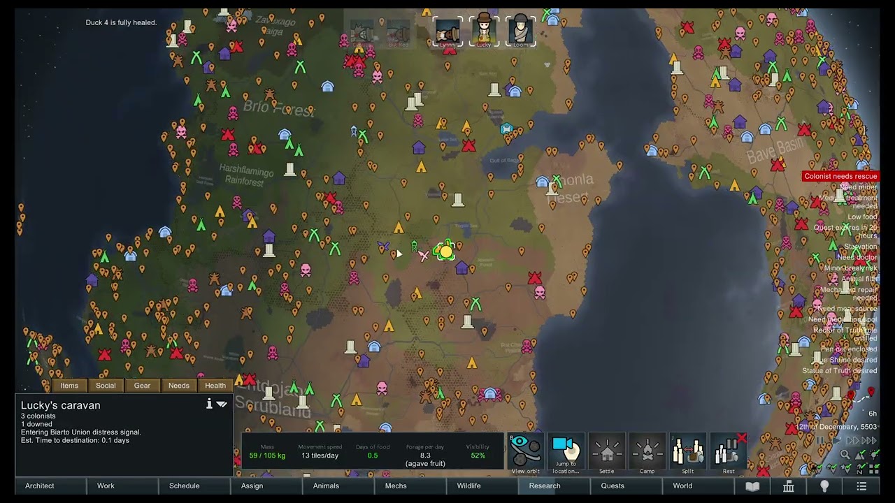 Rimworld Odyssey Odysseus: Running Away From Our Problems As Things Continue To Get Worse