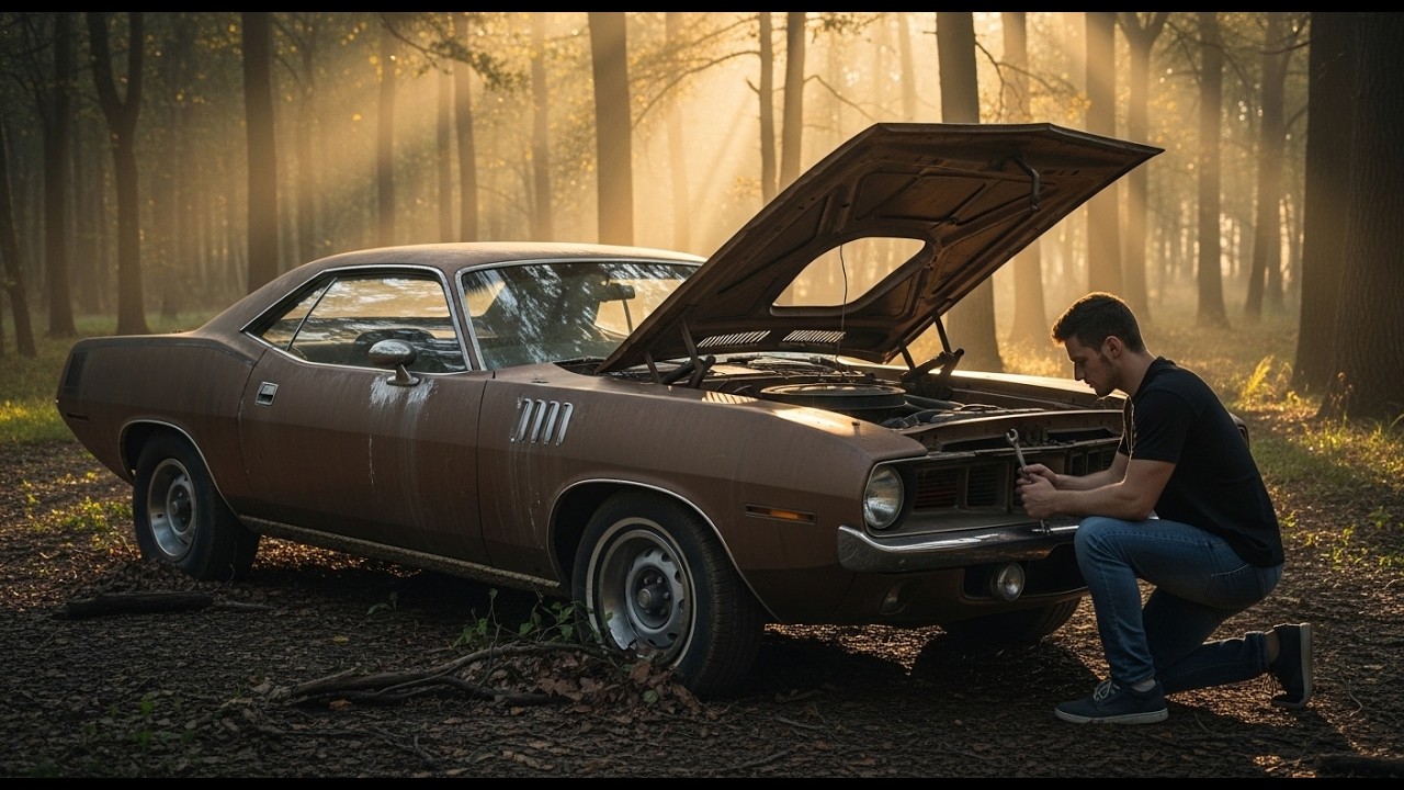 ASMR Car Restoration | Full Rebuild of 1971 Plymouth HEMI 'Cuda From Abandoned to Brand New
